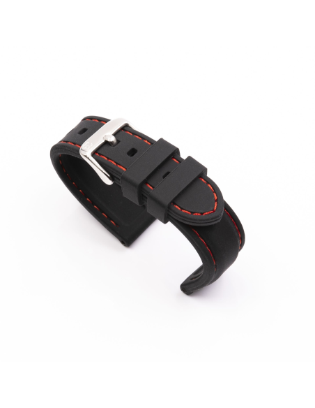 Correa Reloj alomada Silicona cosida (1002)